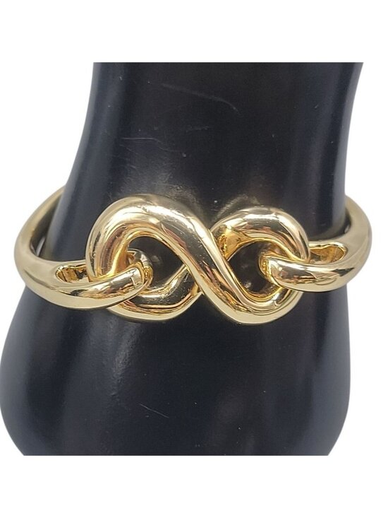 Roberto RFM Jewelry - Roberto RFM L infinito Bracelet Bikini Line Gold Tone Metal Link Size 6.5"